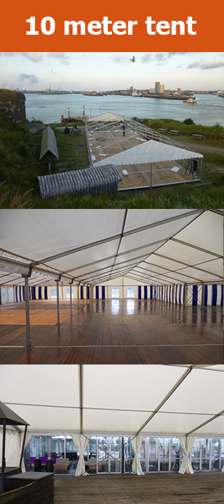 Foto aluminium tenthal 10 meter