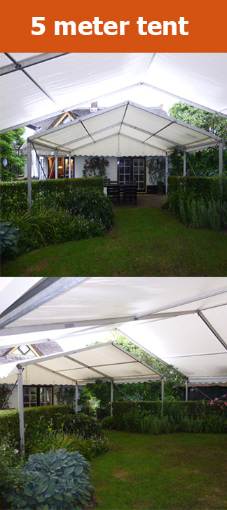 Foto aluminium tenthal 5 meter