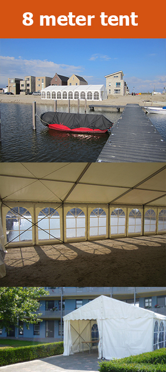 Foto aluminium tenthal 8 meter