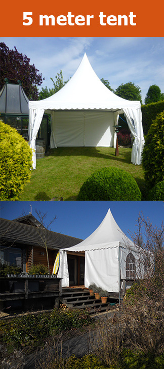 Foto pagode tent 5 meter