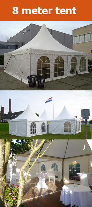 Foto pagode tent 8 meter