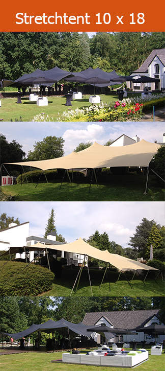 Foto stretchtent 10 bij 18 meter