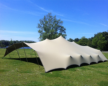 9 bij 10 meter stretchtenten