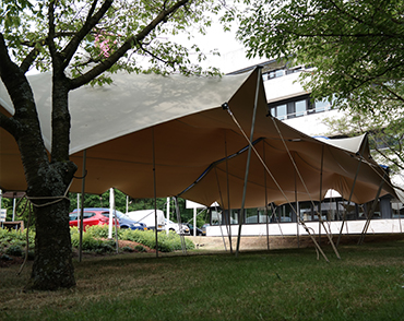 9 bij 20 meter stretchtenten