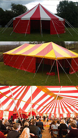 circus tent huren