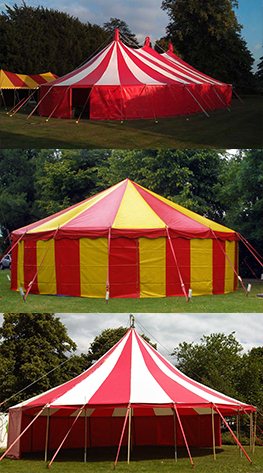 circus tent huren