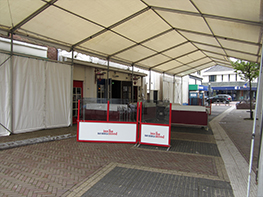 straat tent huren