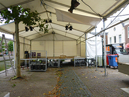 straat tent huren