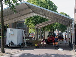 straat tent huren